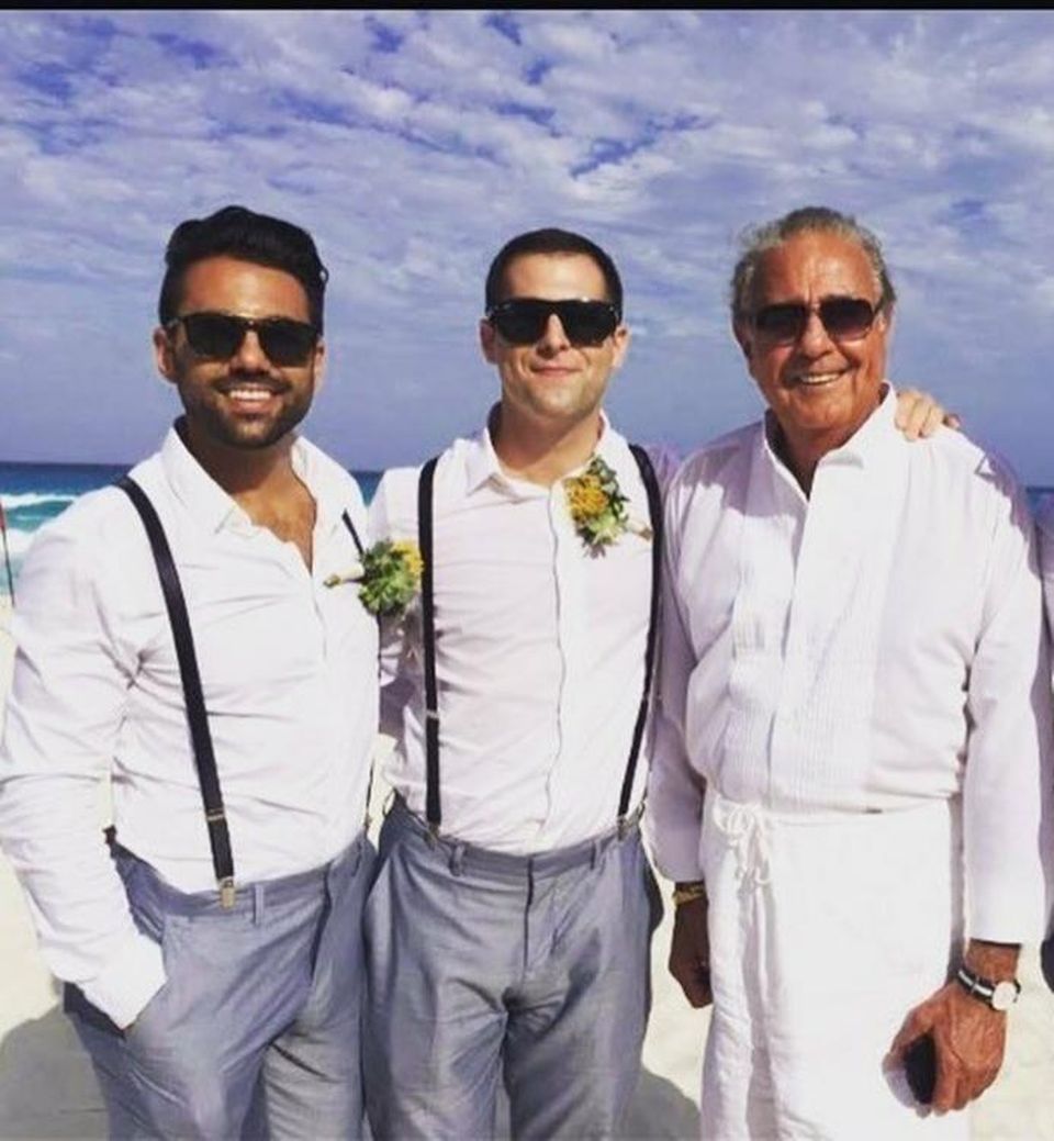 NKF Managing Director Michael Moll (center) with his brother and father.