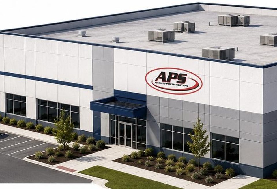 Rendering of Advanced Process Solutions' Van Alstyne facility.