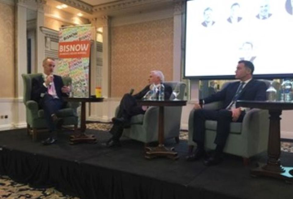 AIB's Rob Quill, DPD Ireland's Des Travers and CBRE's Garrett McClean