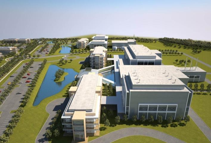 Artist's rendering of the Wuxi Biologics plant in Dundalk