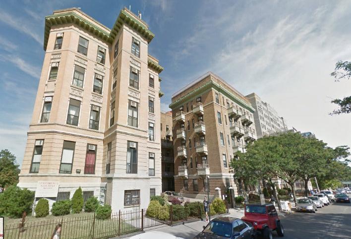 The Brooklyn Jewish Hospital complex at 545 Prospect Place.
