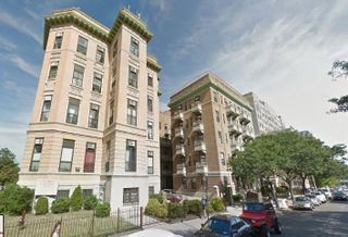 The Brooklyn Jewish Hospital complex at 545 Prospect Place.