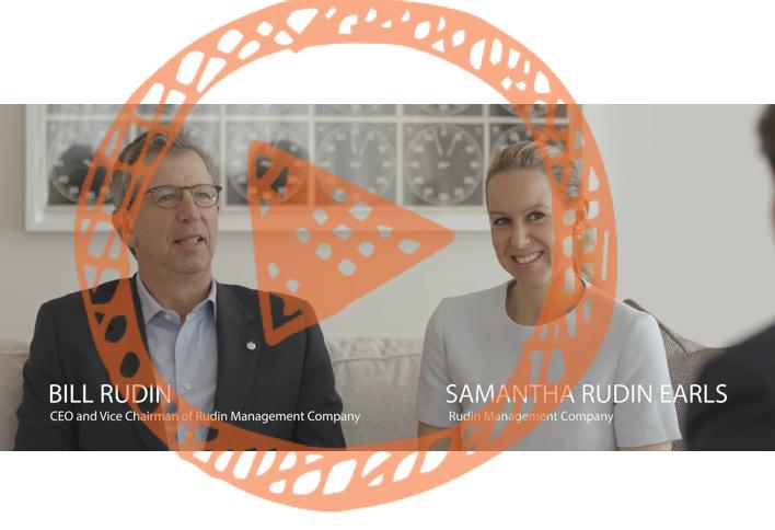 Bill Rudin and Samantha Rudin BisnowTV