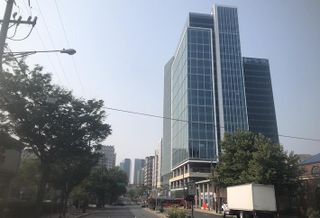 The Marriott International headquarters in Downtown Bethesda. 