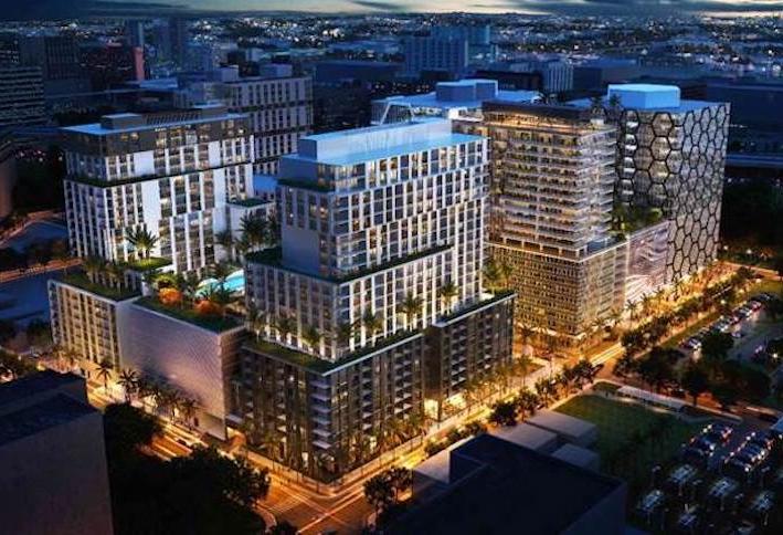 Highland Park Miami Medical District 800 Northwest 14th St Black Salmon The Allen Morris Co