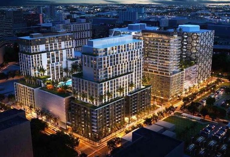 Highland Park Miami Medical District 800 Northwest 14th St Black Salmon The Allen Morris Co