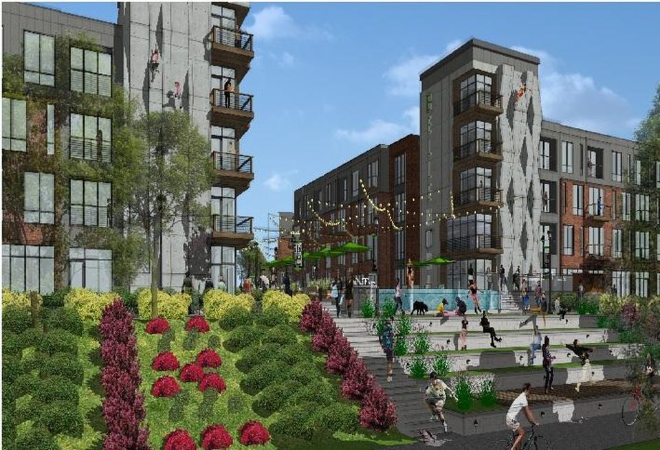 Rendering of Greenway District Charlotte, North Carolina
