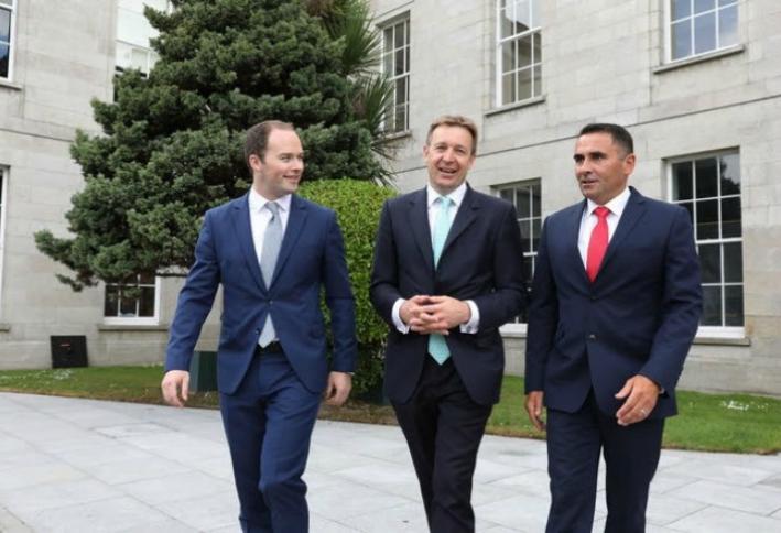 Left to right: Steven McKenna (CEO, Sherry FitzGerald Group), George Roberts (Head of UK & Ireland, Cushman & Wakefield), Aidan Gavin (Head of Ireland, Cushman & Wakefield)