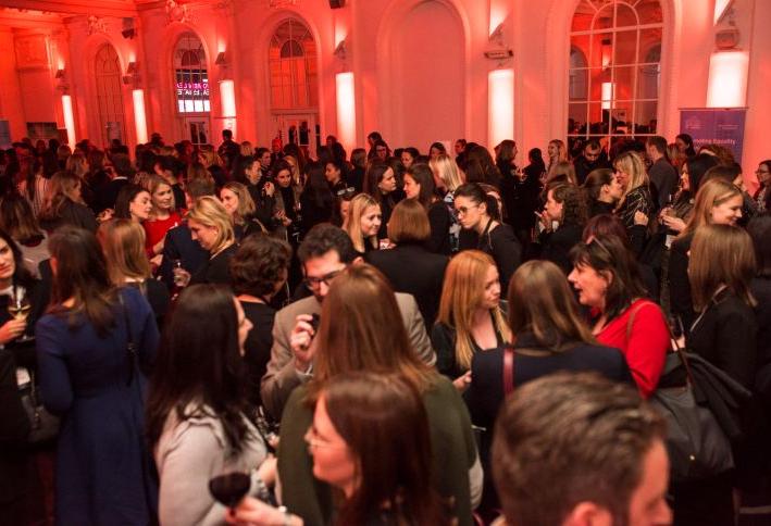 Networking At Bisnow's Women Leading Real Estate Event In London Networking at Bisnow's Women Leading Real Estate event in London