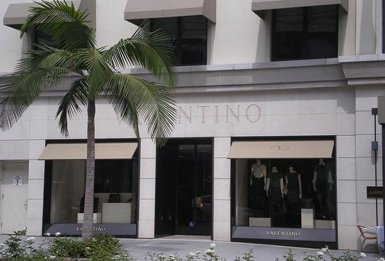 Valentino store on Rodeo Drive, Los Angeles 