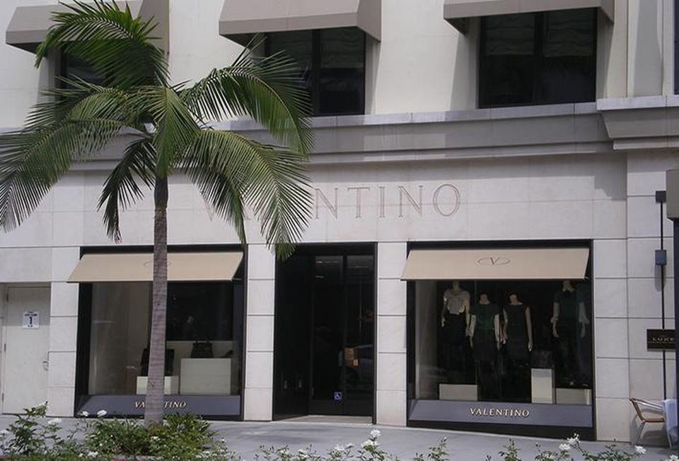 Valentino store on Rodeo Drive, Los Angeles