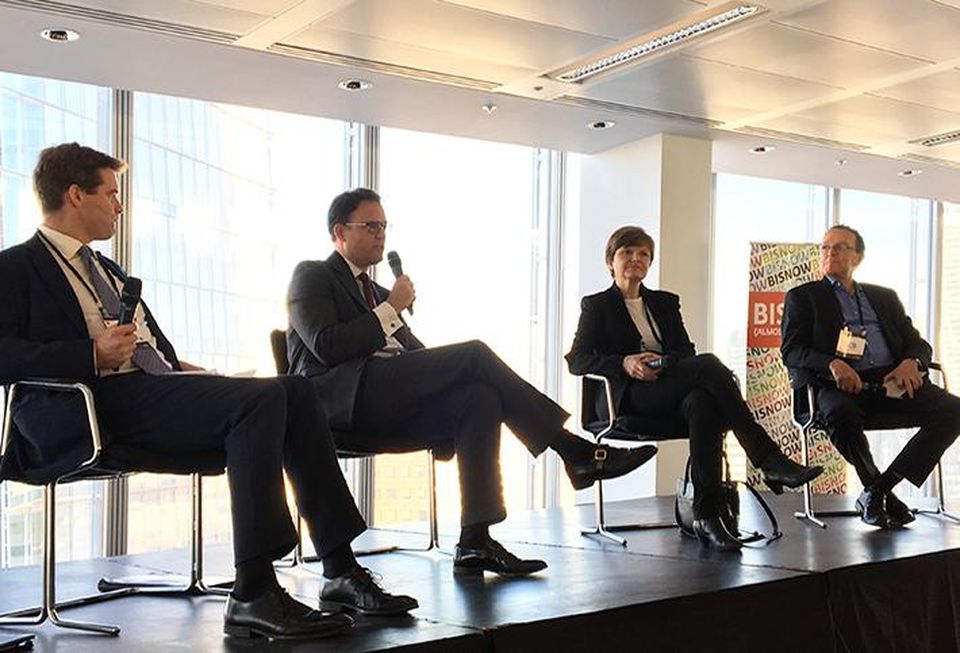 London New Frontiers panel, from L to R: Knight Frank's Dan Gaunt,