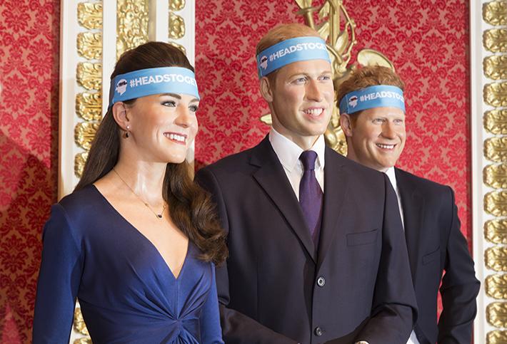Duchess of Cambridge, Prince William and Prince Harry 
