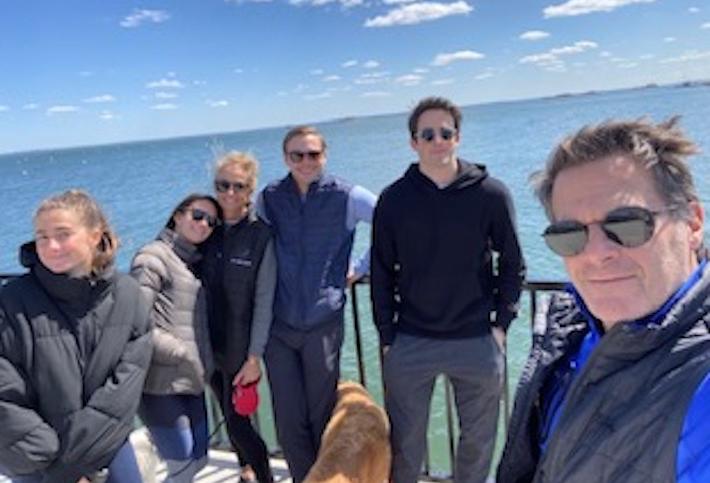 Scott Gerber, Right, And His Family.