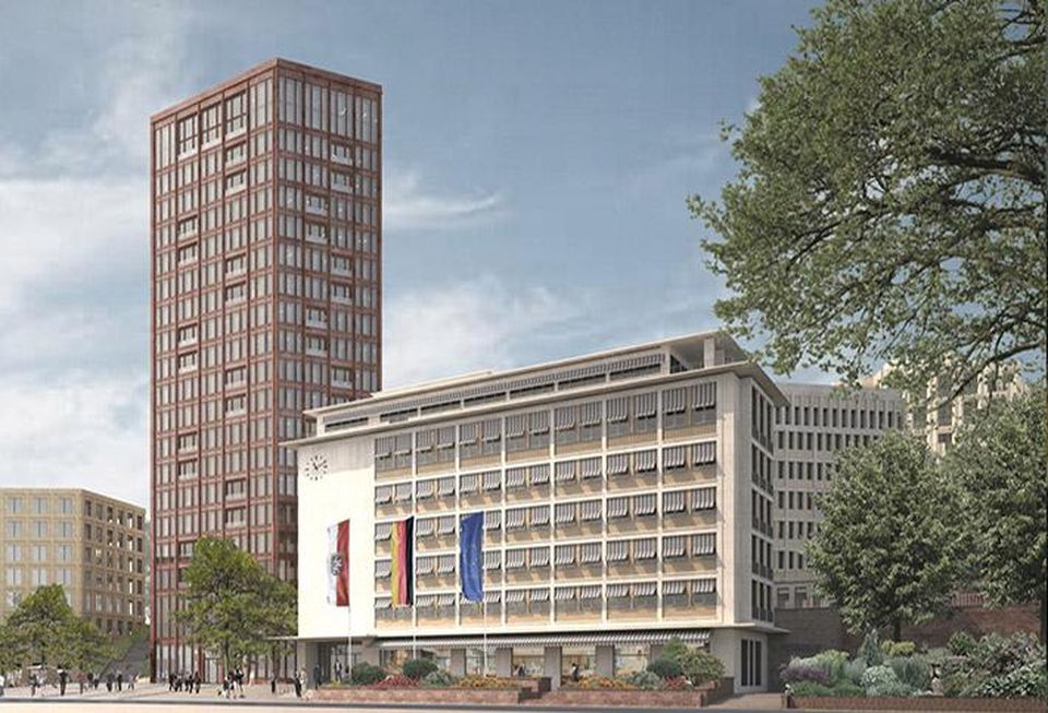 Kureck development in Wiesbaden, Germany