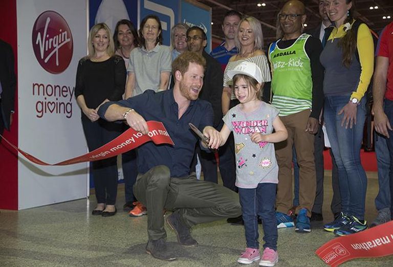 Prince Harry opens Virgin Money London Marathon 