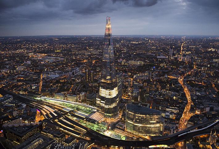 The Shard at night 