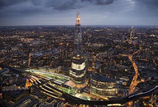 The Shard at night 