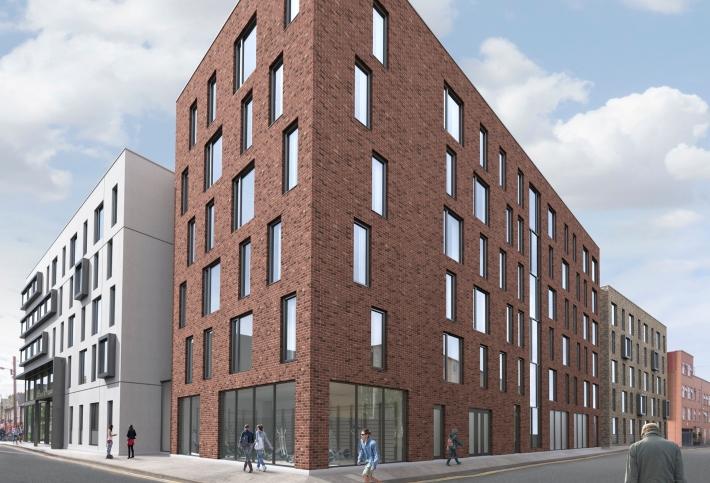 Artist's impression of the 207-bed Carman's Hall student housing scheme in Dublin 8