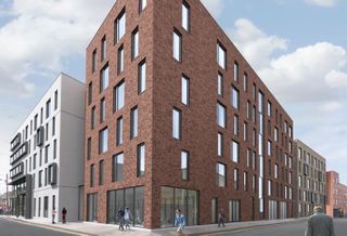 Artist's impression of the 207-bed Carman's Hall student housing scheme in Dublin 8
