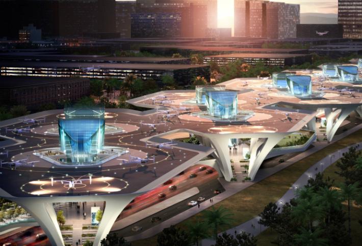 Modular Rooftop Skyports To Support Uber's Flying Taxi Unveiled At Uber Elevate Summit