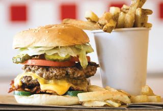Five Guys burger and fries 