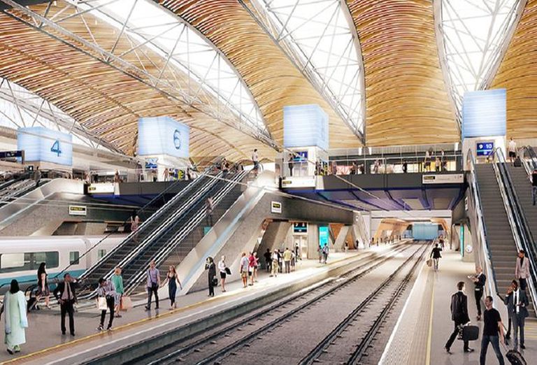HS2 Platform at Euston 