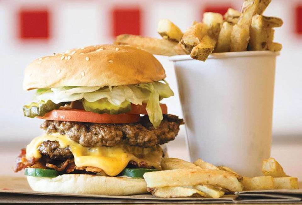 Five Guys burger and fries 