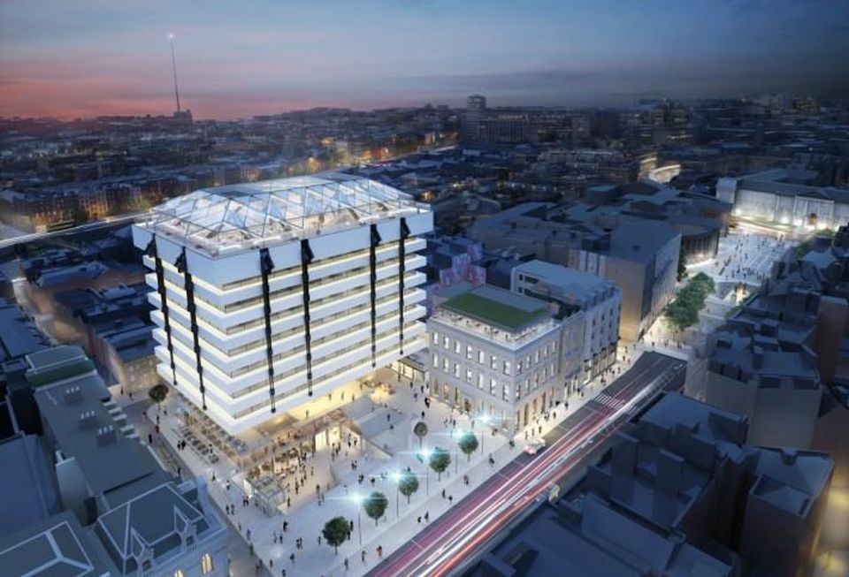 Artist's impression of Central Plaza in Dublin