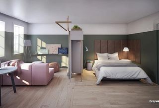 Bedroom in Leman Locke in London's Whitechapel