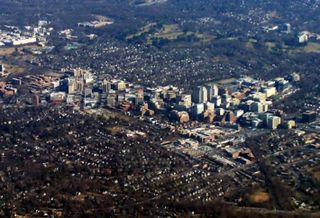 Bethesda aerial shot