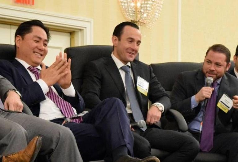 Carlyle Group managing director Andrew Chung, Meridian Capital Group senior managing director Ronnie Levine, and TerraCRG partner Adam Hess