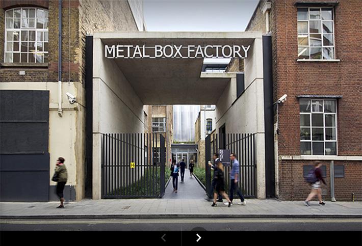 Metal Box Factory, where Caravan Bankside is setting up shop 