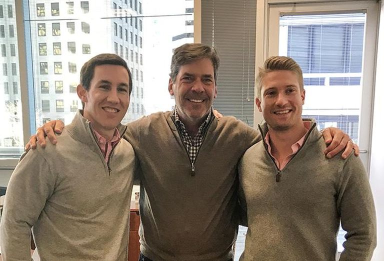 From left, The Spectrum Cos. COO Steve McClure, Chairman and CEO Darryl Dewberry and VP of Capital Management Ian Wagoner