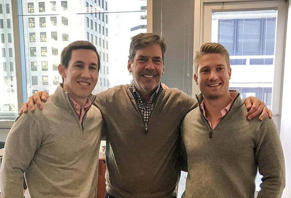 From left, The Spectrum Cos. COO Steve McClure, Chairman and CEO Darryl Dewberry and VP of Capital Management Ian Wagoner