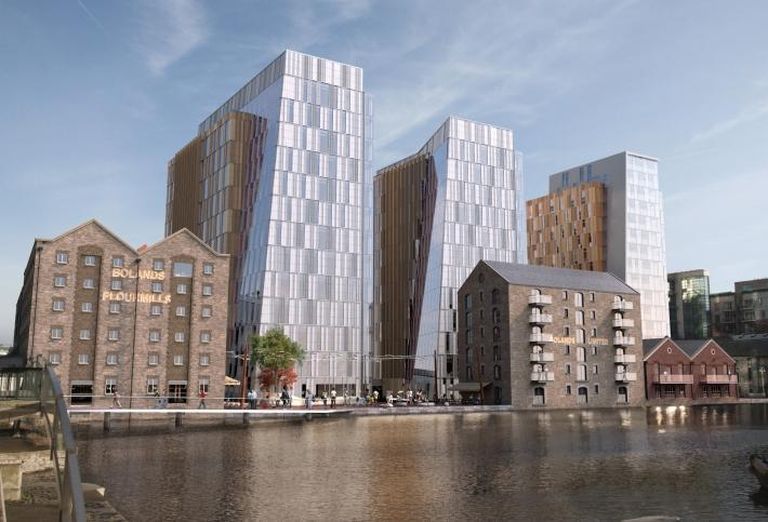 Artist's rendering of Bolands Quay