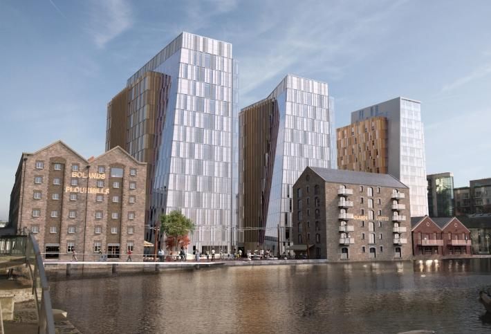 Artist's rendering of Bolands Quay