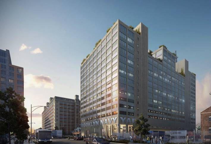 The Brooklyn Navy Yard's Building 77. 