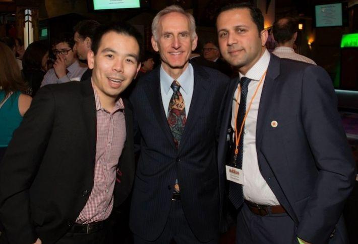Cyclone Energy's Will Mak, Golub & Co CEO Michael Newman and CMK director Prasan Kale