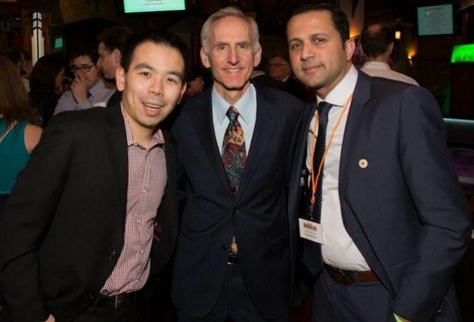 Cyclone Energy's Will Mak, Golub & Co CEO Michael Newman and CMK director Prasan Kale