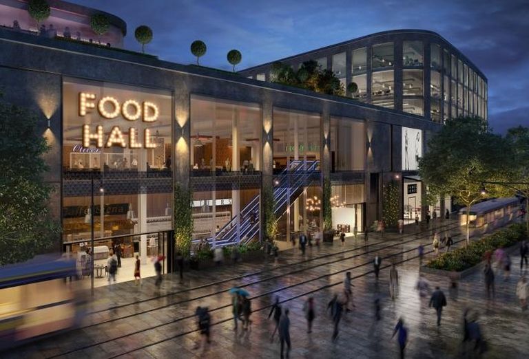 Artist's impression of Cherrywood Town Centre