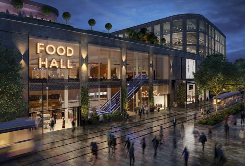 Artist's impression of Cherrywood Town Centre