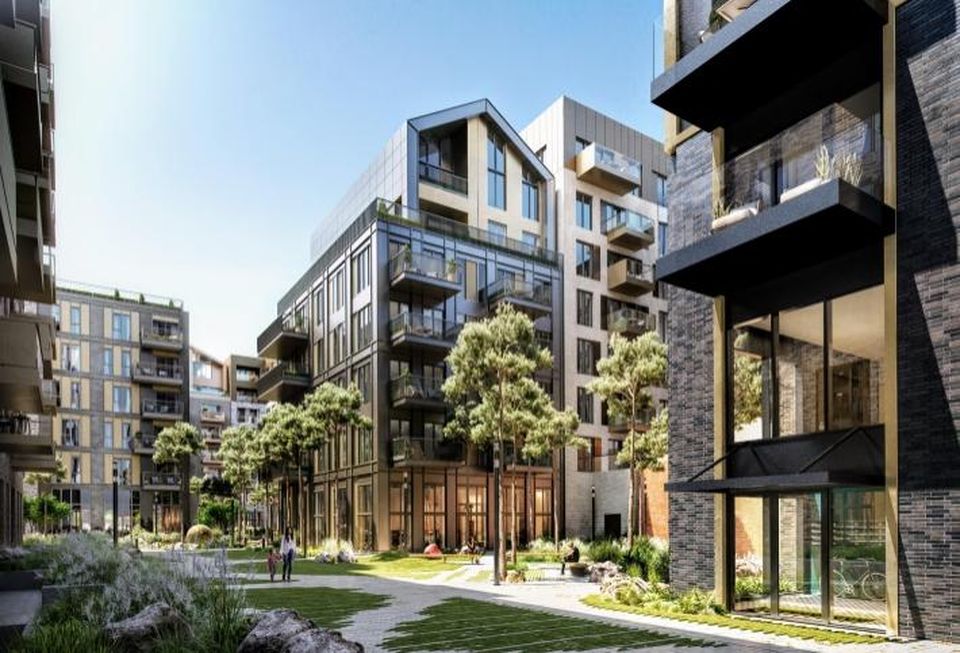 Artist's impression of Dublin Landings residential scheme