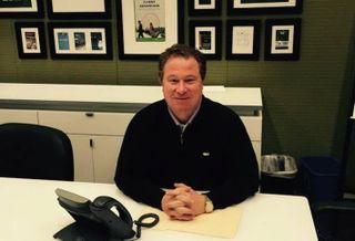Andy Wimsatt in his CBRE office in 2014