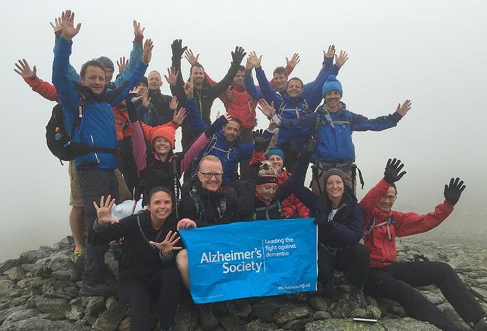 BNP Paribas Real Estate raises over £30k for Alzheimer's Society with the Nine Peaks Challenge