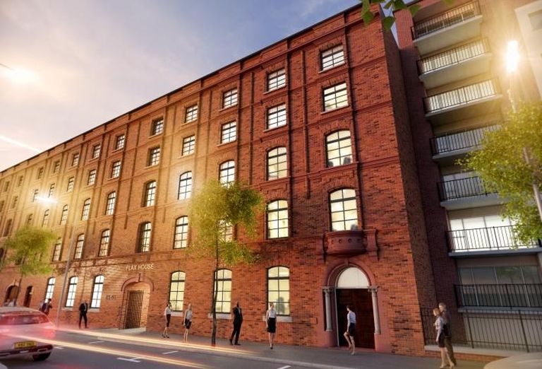 The recently refurbished Flax House on Adelaide Street