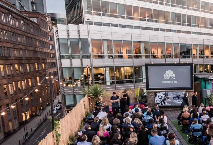 Queen of Hoxton hosting Rooftop Film Club