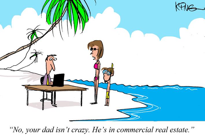Bisnow 'Toon Time: Dad's In Commercial Real Estate