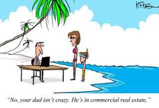 Bisnow 'Toon Time: Dad's In Commercial Real Estate