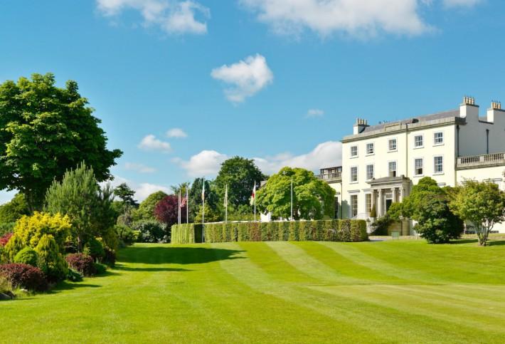 Woodstock House, the clubhouse at Druids Glen Hotel and Golf Resort